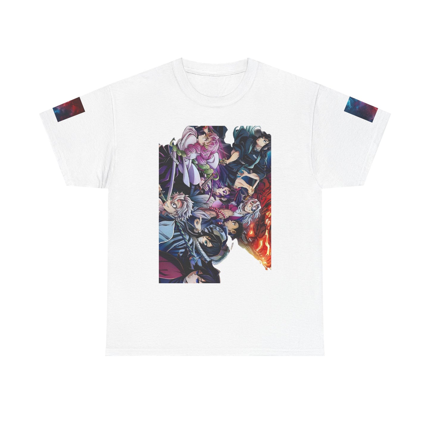 Démon slayer ashira Anime Art Unisex Heavy Cotton Tee - Colorful Graphic Tee for Fans