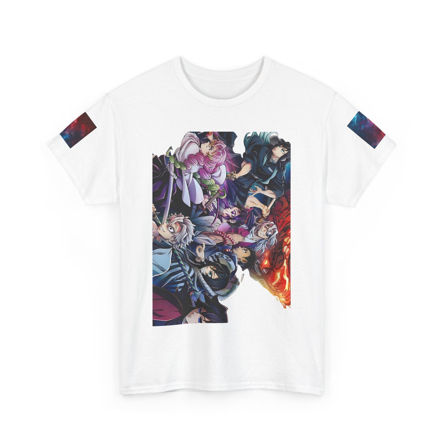 Démon slayer ashira Anime Art Unisex Heavy Cotton Tee - Colorful Graphic Tee for Fans